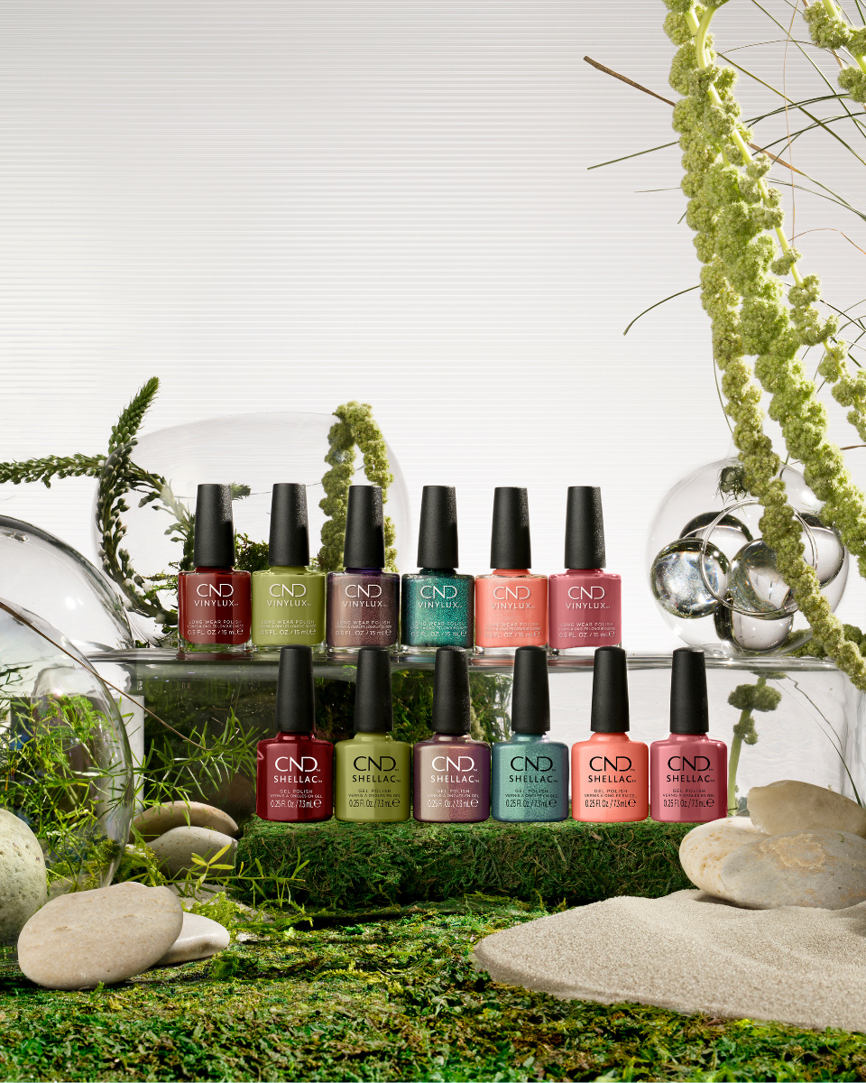 CND Autumn collection gel nail polish colours